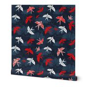 Origami Swallow Navy Blue