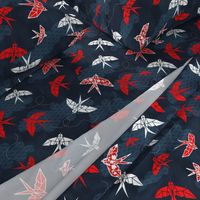 Origami Swallow Navy Blue