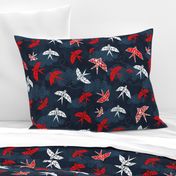 Origami Swallow Navy Blue