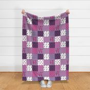 Cheater Quilt Boxer Violet