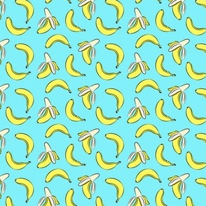 (small scale) bananas - blue C18BS