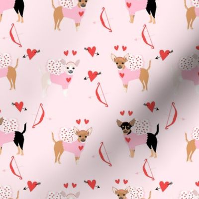 chihuahua love bug cupid costume dog breed pink