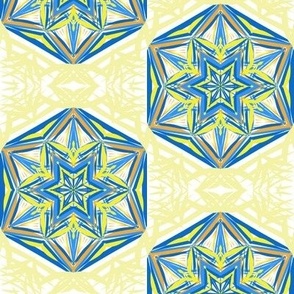 Gleaming Hexagon Stars