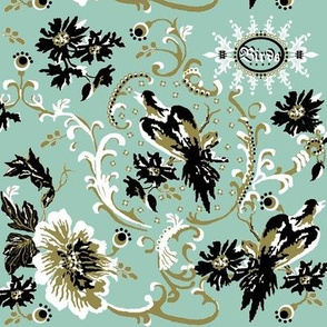 birds of paradise / spoonflower