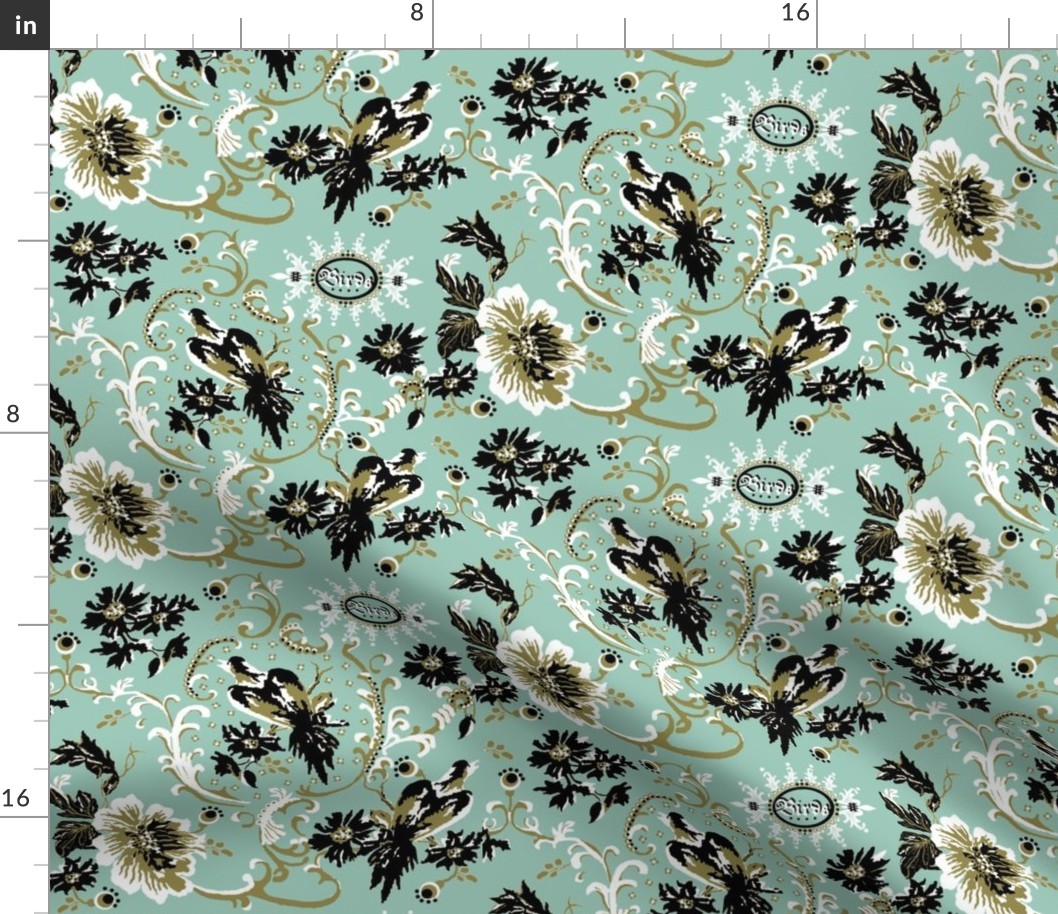 birds of paradise / spoonflower