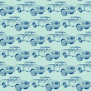 Nifty Sixties Blue Studebaker Champ Truck