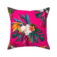 18" Love Summer Florals - Bright Pink