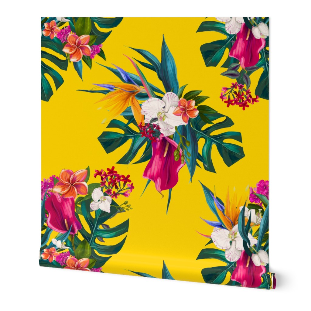 8" Love Summer Florals - Yellow