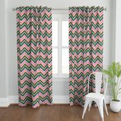 Bali Bali chevron multi green