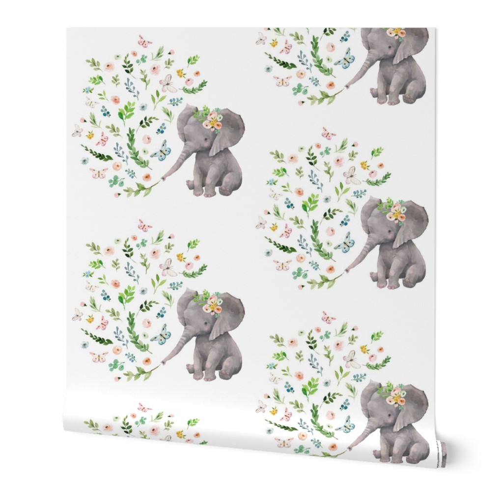 8" Spring Time Baby Elephant / MIX & MATCH 1