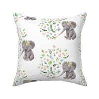 8" Spring Time Baby Elephant / MIX & MATCH 1