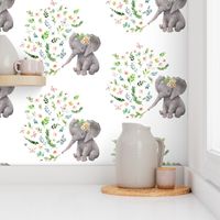 8" Spring Time Baby Elephant / MIX & MATCH 1