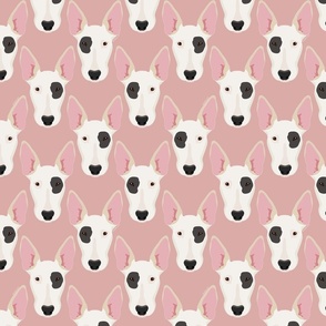 Bull Terrier on Pink Babalus Design 