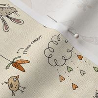 Bunnies and Balloons - texture