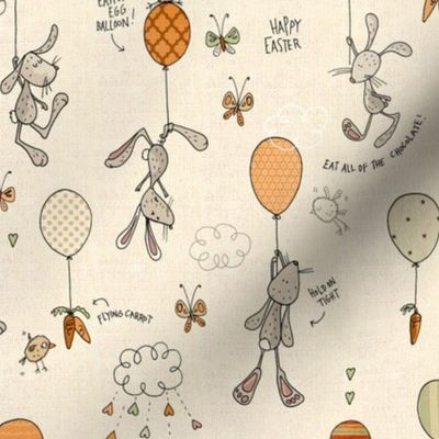 Bunnies and Balloons - texture