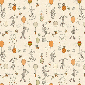 Bunnies and Balloons - texture