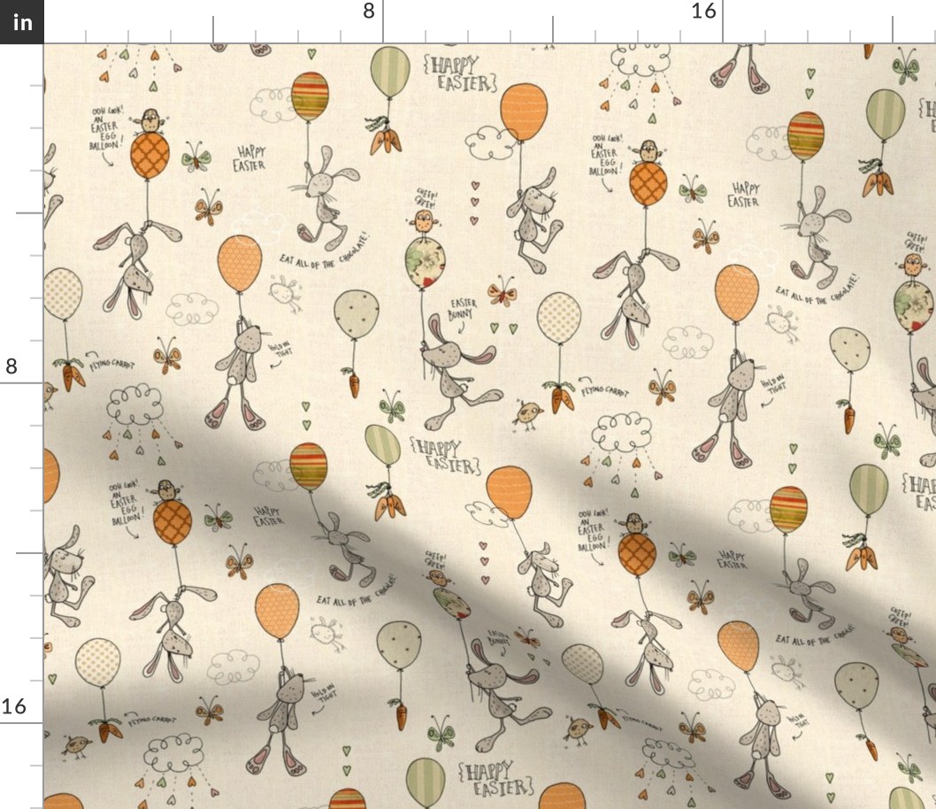 Bunnies and Balloons - texture