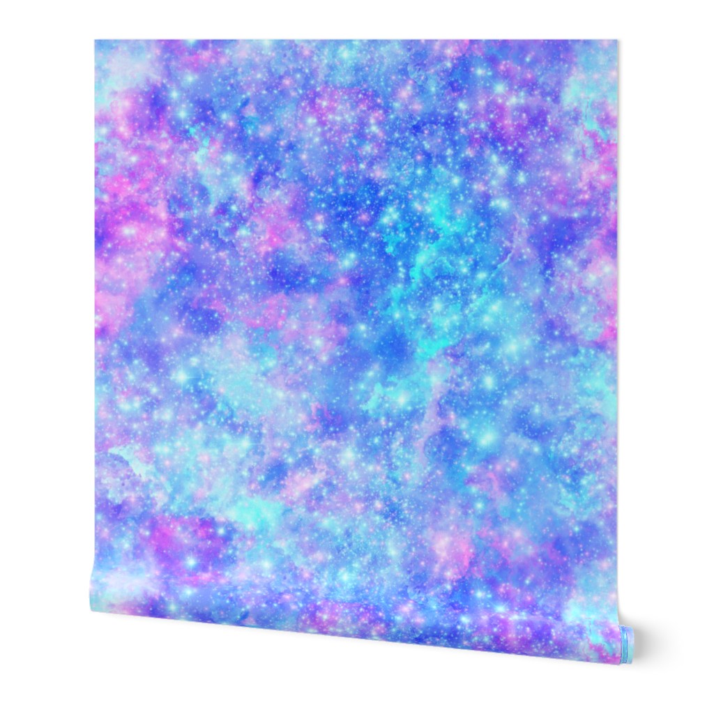 pastel watercolor nebula