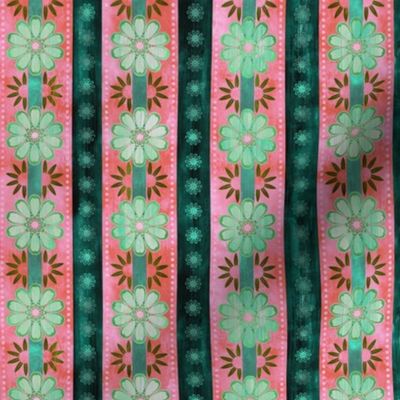 Bali Bali flower stripe pink