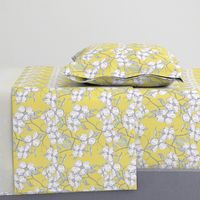 Dogwood Floral in Lemon