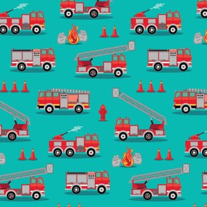 Fire Engine Scatter - Mint