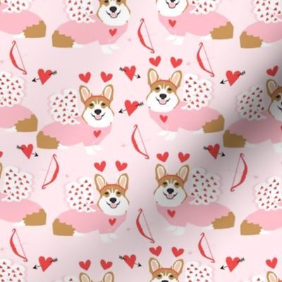 corgi love bug welsh corgi valentines cupid costume pink