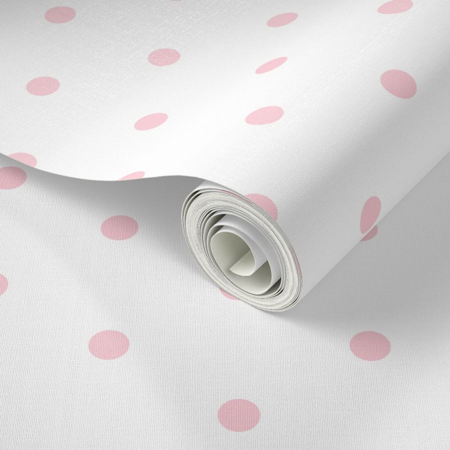 Powder Pink Polka Dots