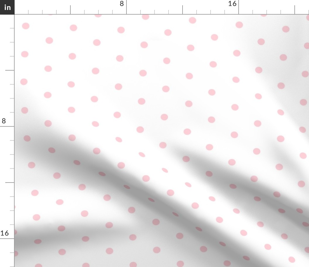 Powder Pink Polka Dots