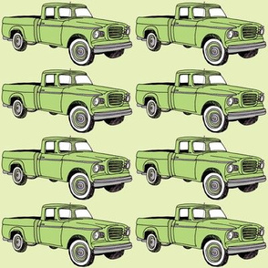 1960's Studebaker Champ pick up truck green