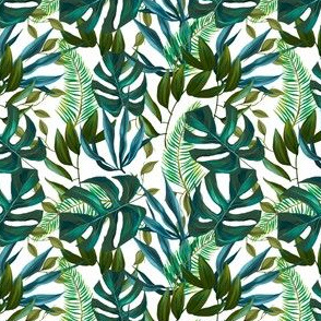 4" Love Summer Tropical Leaves - Mix and Match