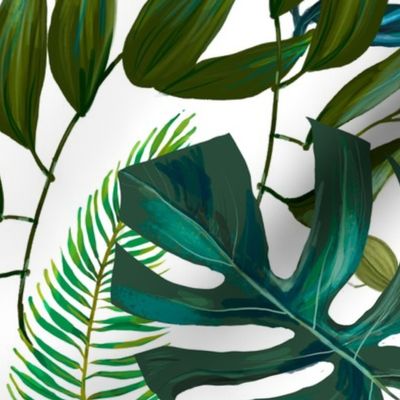 21" Love Summer Tropical Leaves - Mix and Match