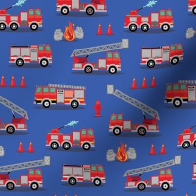 Fire Engine Scatter - Blue