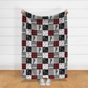 lineman patchwork - buffalo plaid