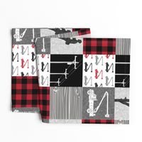 lineman patchwork - buffalo plaid