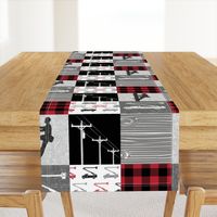 lineman patchwork - buffalo plaid