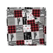 lineman patchwork - buffalo plaid