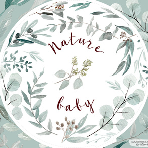 Nature Baby Native Leaves Watercolour Leaves Play Mat Roundie