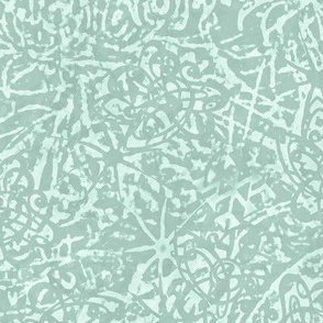 Pistachio green organza fabric-pastel green watercolor look floral pri –  gildedthreads