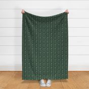 1900 Dots and stripes-green