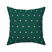 1900 Stars and dots-green