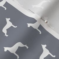 Great Dane Silhouettes - Cool Grey