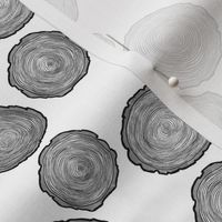 Little Black and White Tree Rings