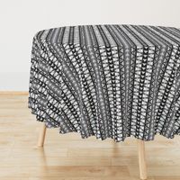 Triangle Kilim in Grayscale