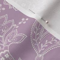 Crewel Work Allover Lilac