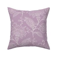 Crewel Work Allover Lilac