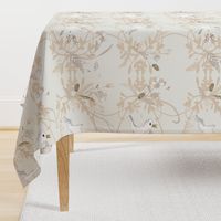 Bunny Prince Damask (x x large ) china white 