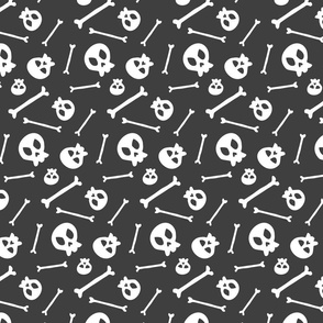 Skulls & Bones - Dark Gray