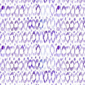 Violet watercolor ikat pattern
