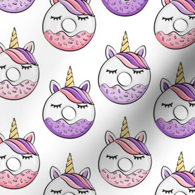 unicorn donuts (purple and pink)