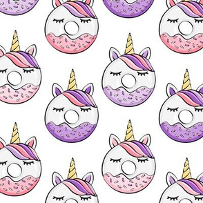 unicorn donuts (purple and pink)